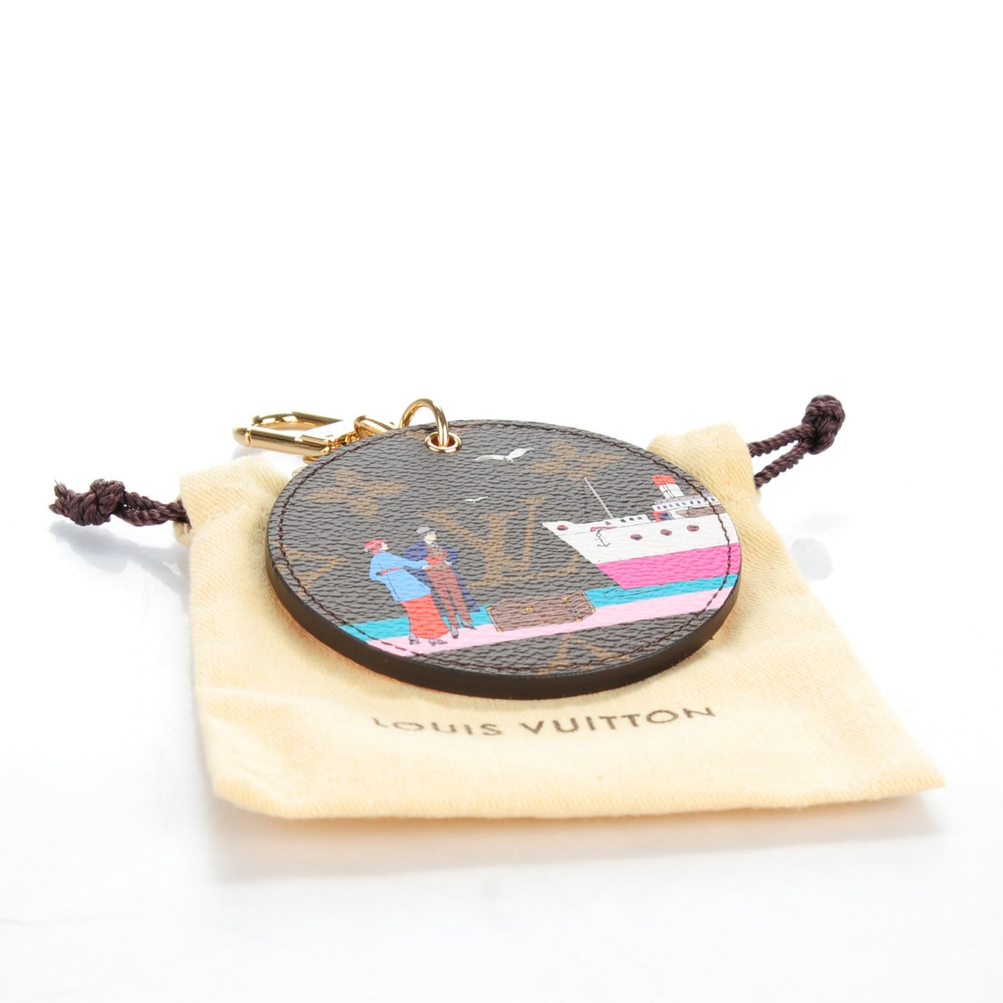 Monogram 2016 Christmas Animation Bag Charm Key Ring