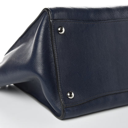 Prada Glace Calf Small Twin Pocket Tote Baltico 8 of 12