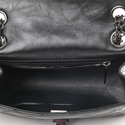 Chanel Aged Calfskin Quilted 2.55 Reissue Mini Flap So Black 7 of 9