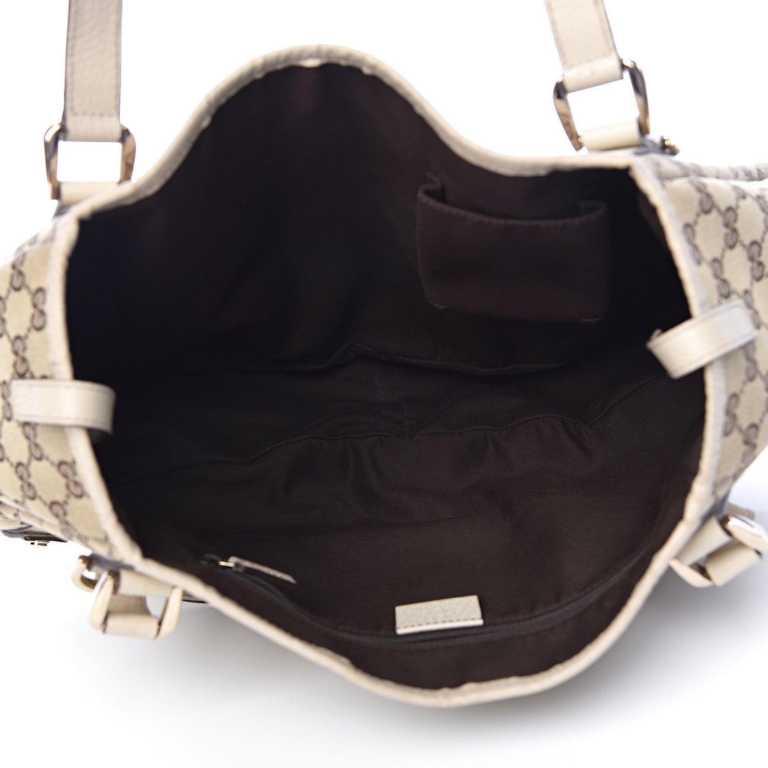 Gucci Monogram Medium Abbey Shoulder Bag Off White 5 of 14