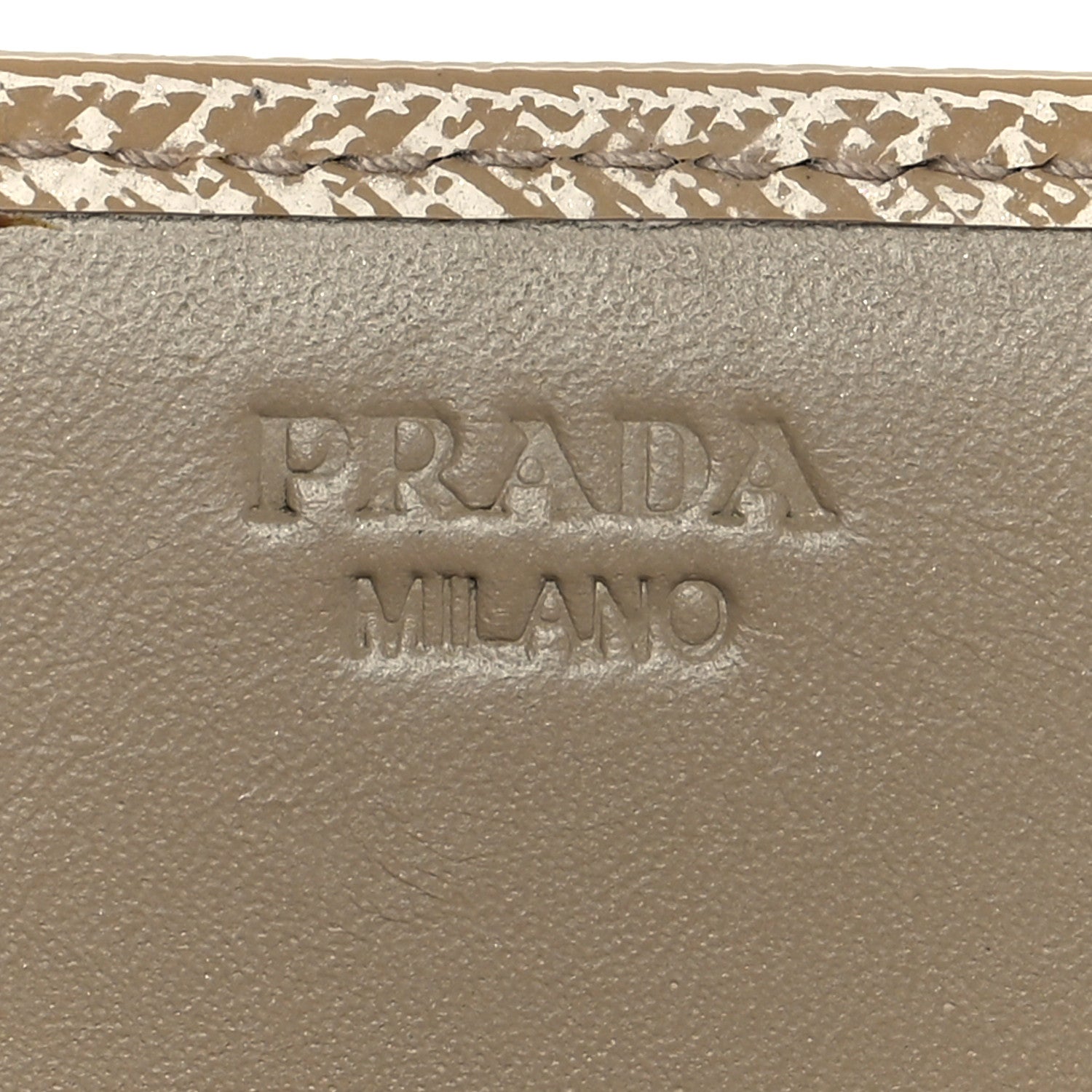 Prada Saffiano Vernice Metal Flap Wallet With Strap Sabbia 6 of 17