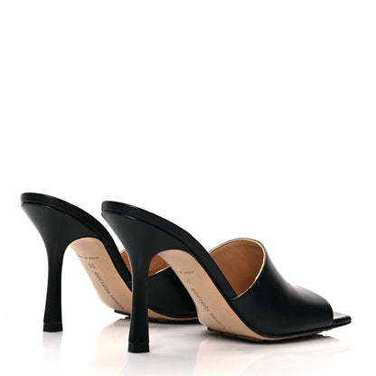 Bottega Veneta Lambskin Stretch Mule Sandals 39 Black 4 of 7
