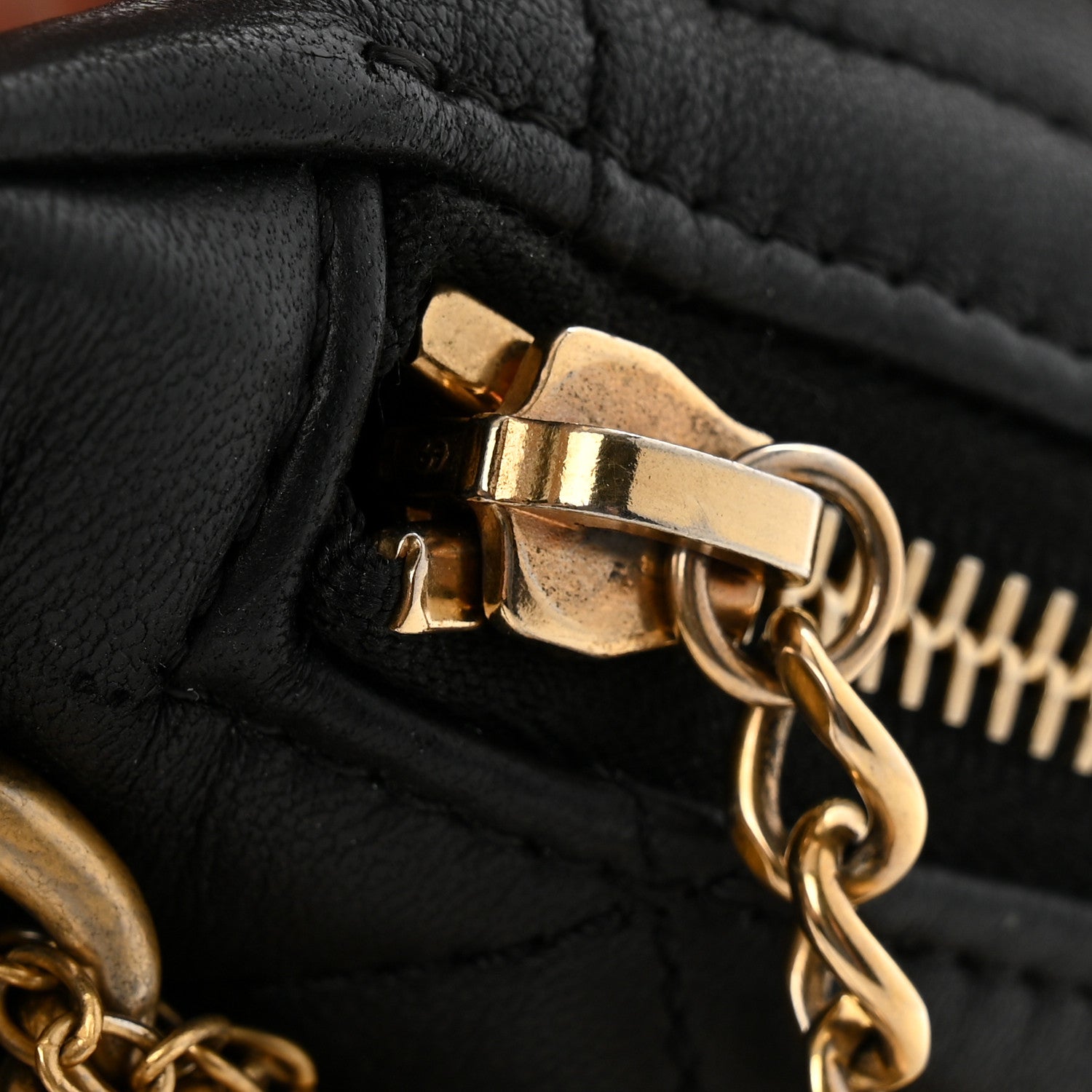 Chanel Lambskin Quilted All About Chains Waist Belt Bag Black 12 of 15