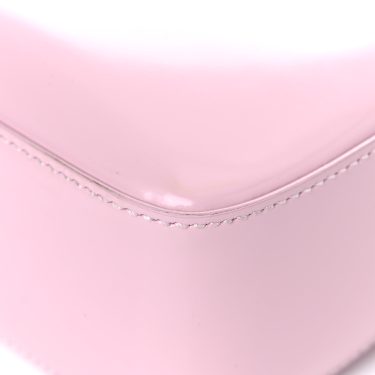 Prada Spazzolato Triangle Small Double Handle Crossbody Tote Alabastro 8 of 10