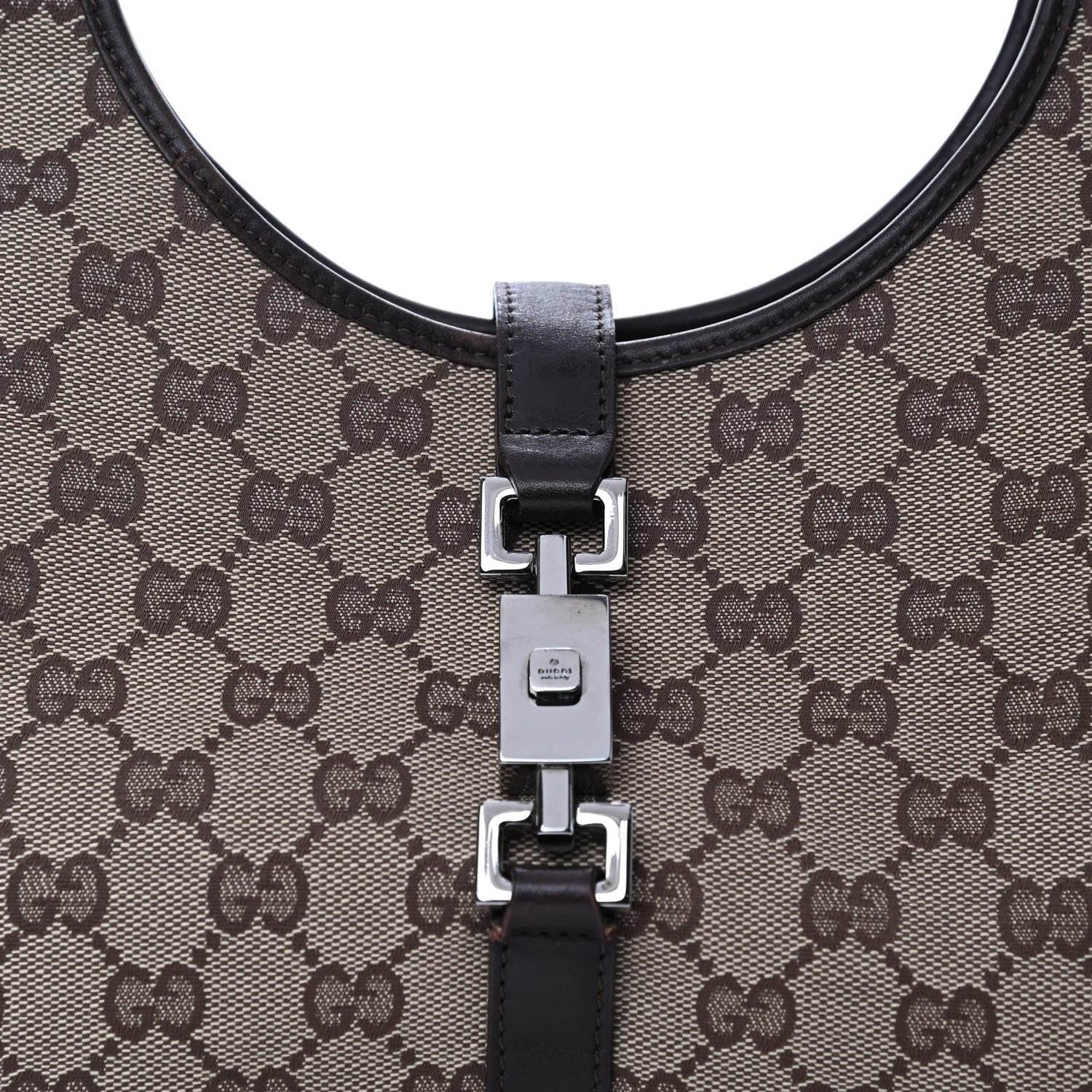 Gucci Monogram Small Bardot Bag Brown 8 of 13