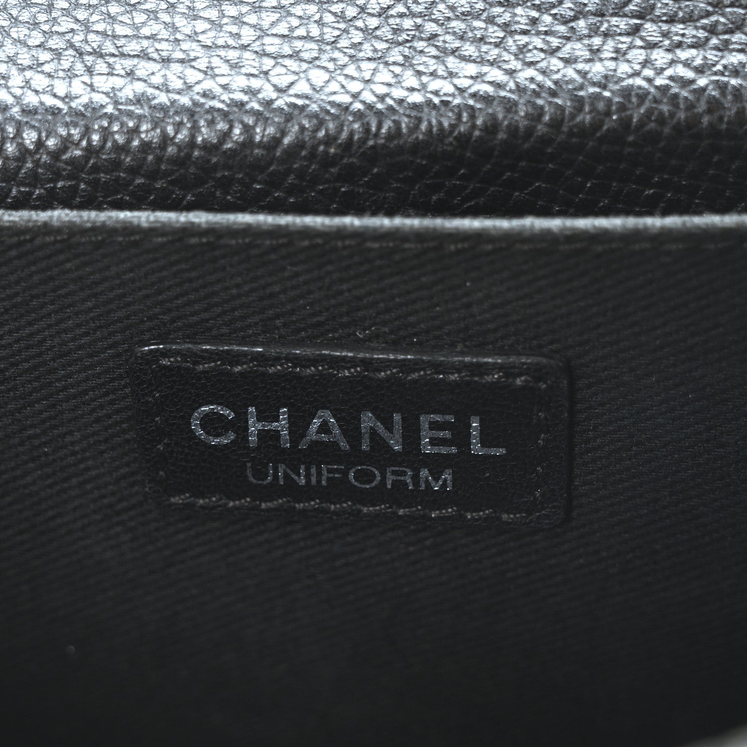 Chanel Grained Calfskin Quilted 2.55 Reissue Flap Belt Bag Clutch Black 10 of 18