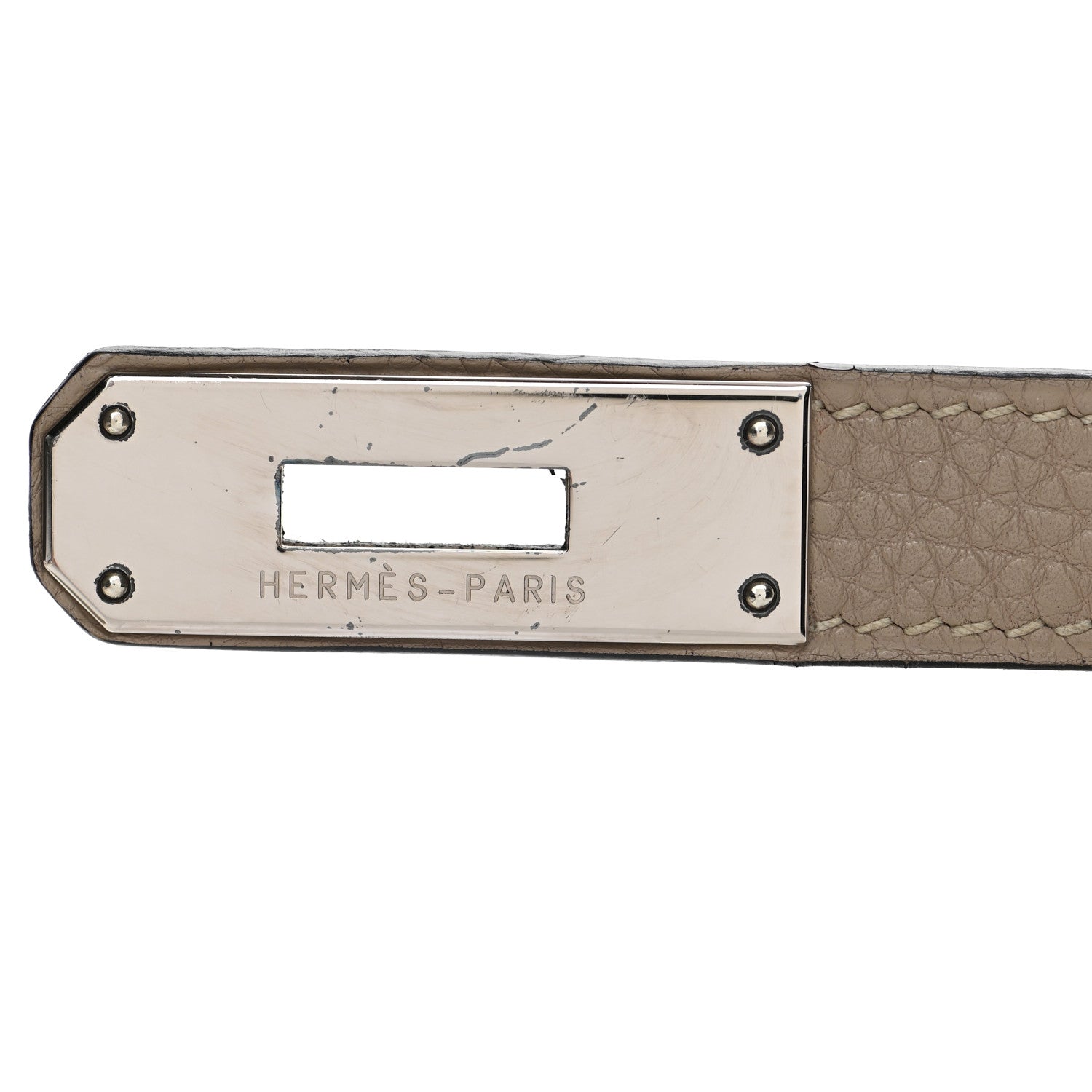 Hermes Taurillon Clemence Kelly Retourne 28 Gris Tourterelle 27 of 43