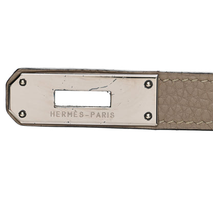 Hermes Taurillon Clemence Kelly Retourne 28 Gris Tourterelle 27 of 43