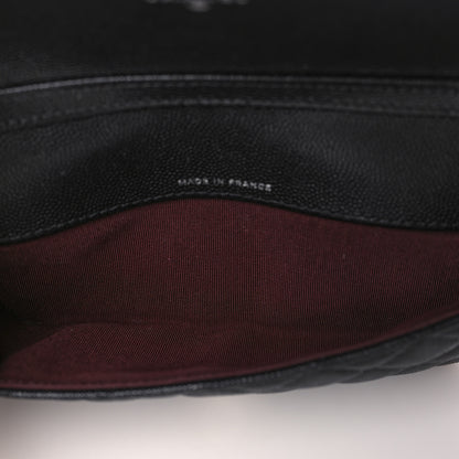 Chanel Caviar Quilted Glasses Case With Chain Black 5 of 11