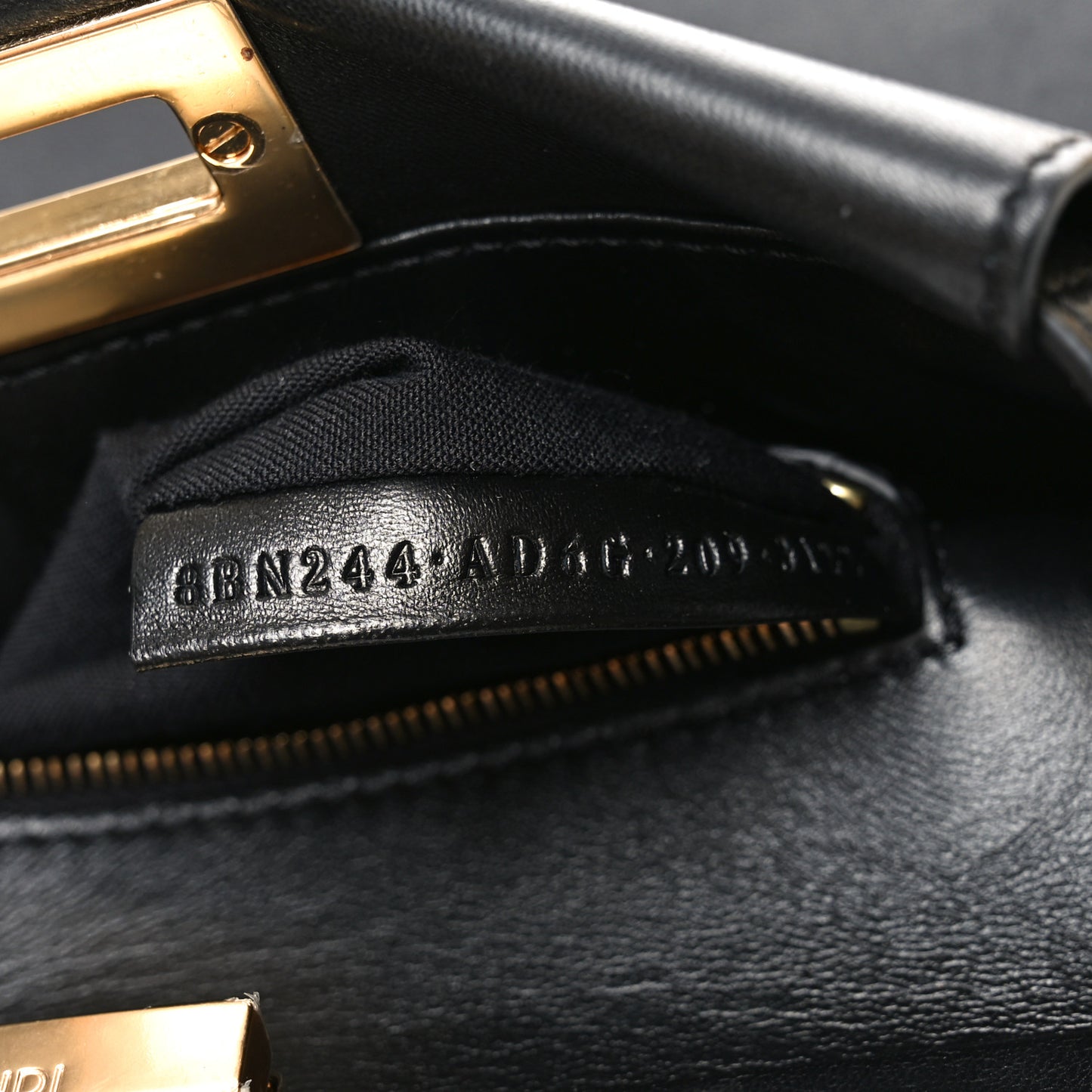 Nappa Mini Peekaboo Iconic Satchel Black