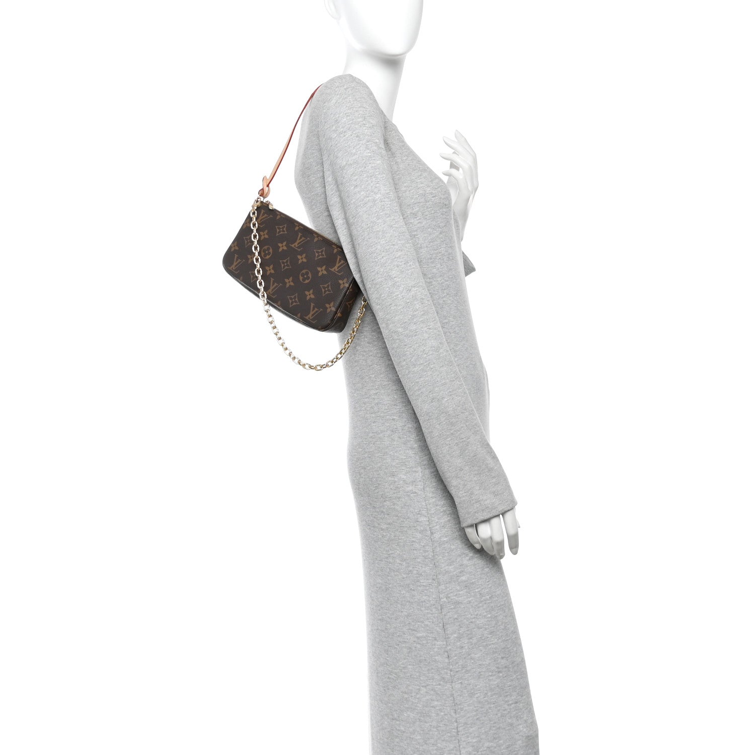 Louis Vuitton Monogram Chain Pochette Accessories 2 of 10