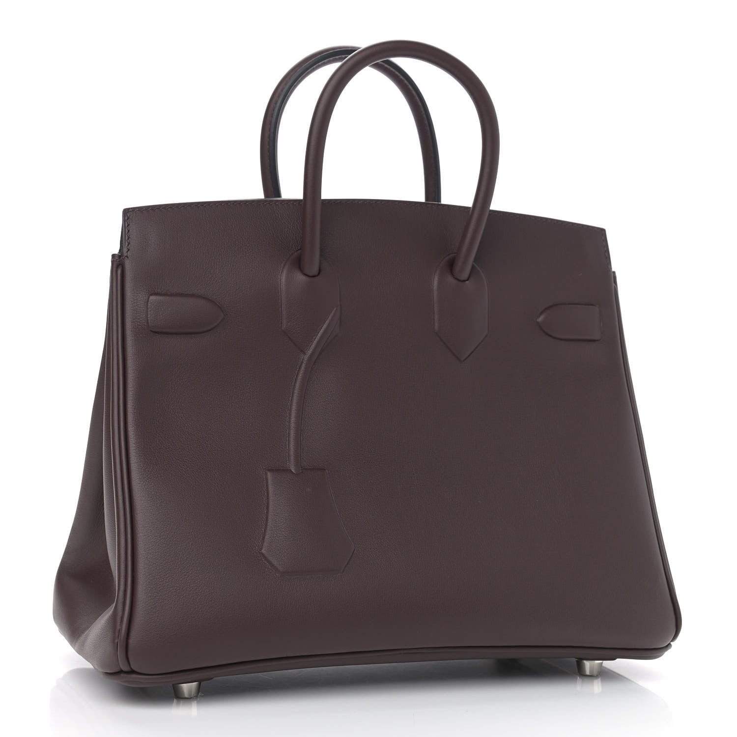 Hermes Swift Birkin Shadow 25 Rouge Sellier 3 of 11
