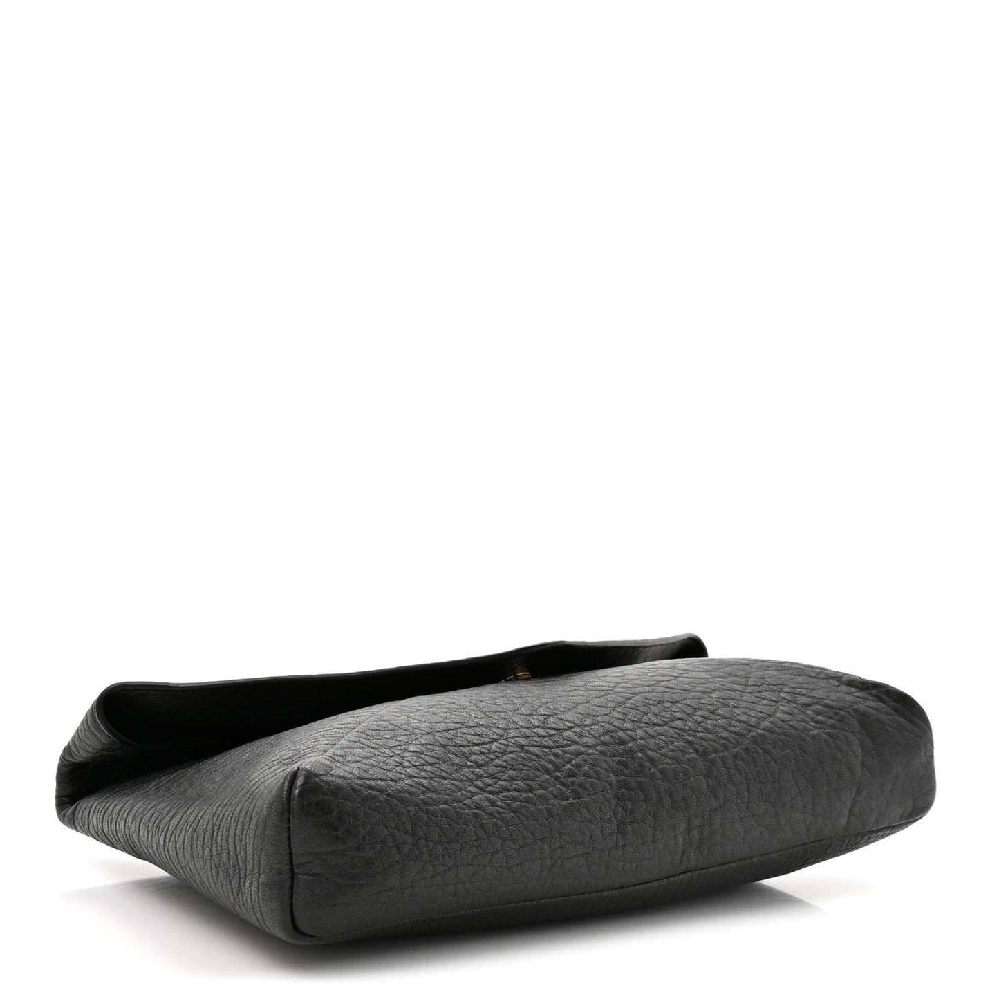Grained Lambskin Cassandre Envelope Pouch Black