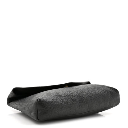 Saint Laurent Grained Lambskin Cassandre Envelope Pouch Black 4 of 7