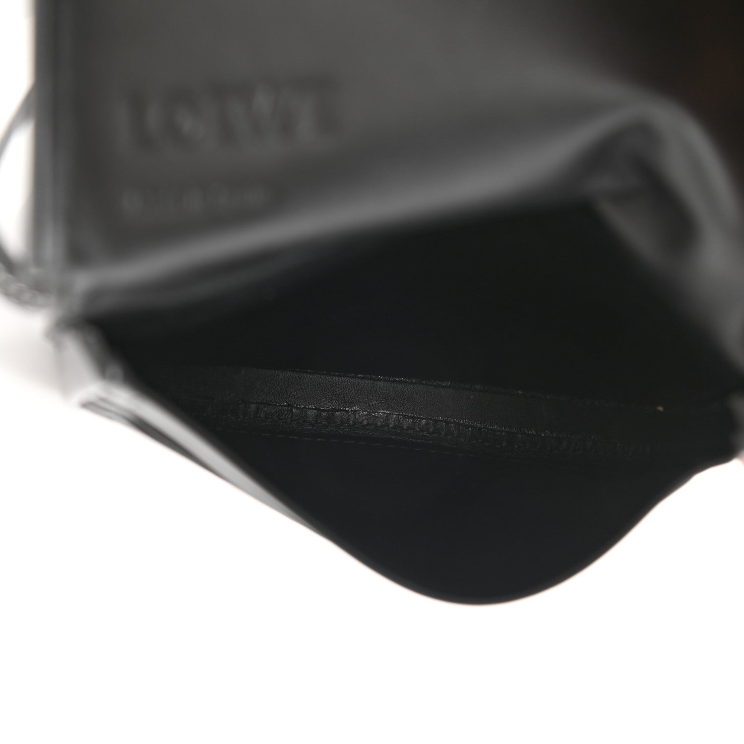 Loewe Soft Calfskin Mini Heel Pouch Black 6 of 11