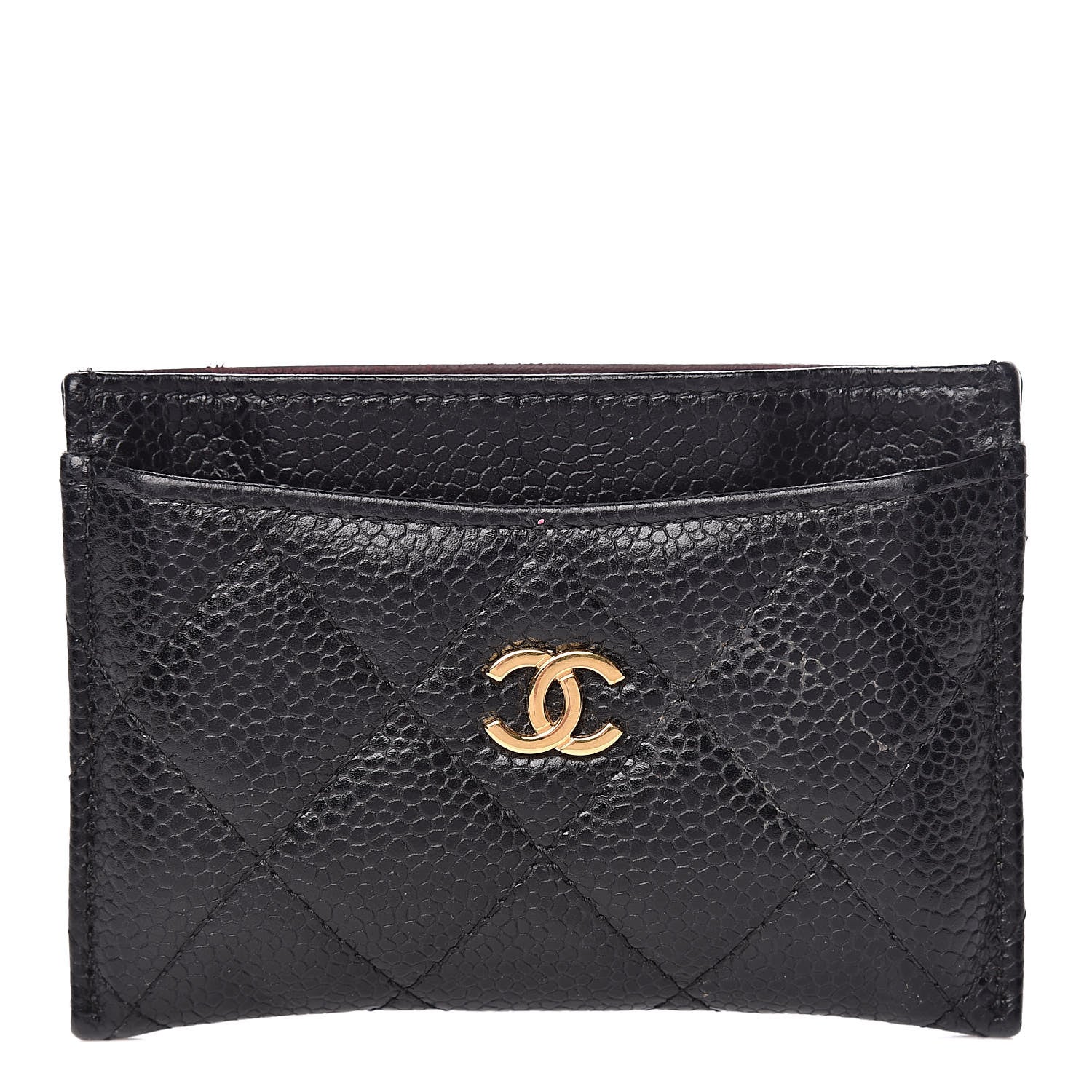 Chanel Caviar Quilted Card Holder Black 1 of 9
