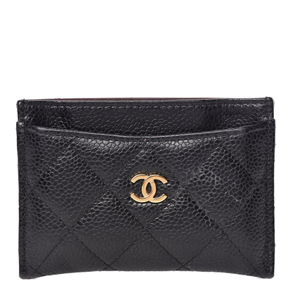 Chanel Caviar Quilted Card Holder Black 1 of 9