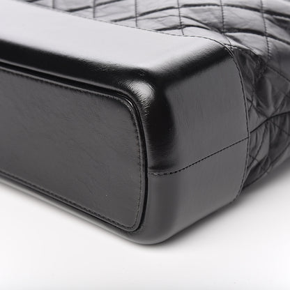 Chanel Calfskin Quilted Large Gabrielle Shopping Tote Black 9 of 11