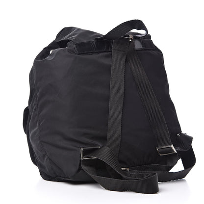 Prada Nylon Vela Medium Backpack Black 3 of 12