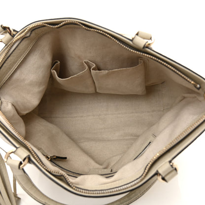 Gucci Pebbled Calfskin Small Soho Top Handle Bag Off White 4 of 19
