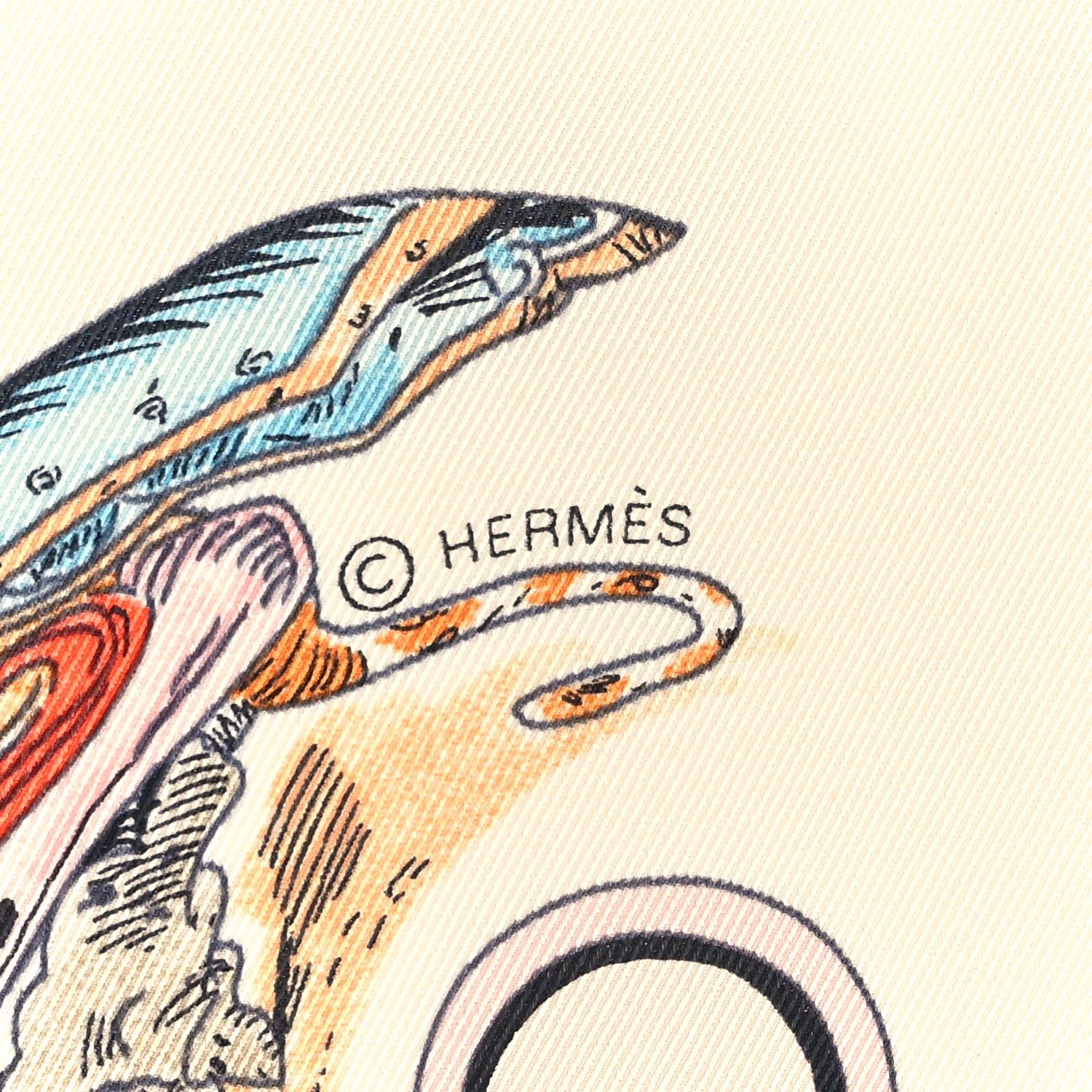 Hermes Silk Les Anamorphoses Scarf 70 2 of 3