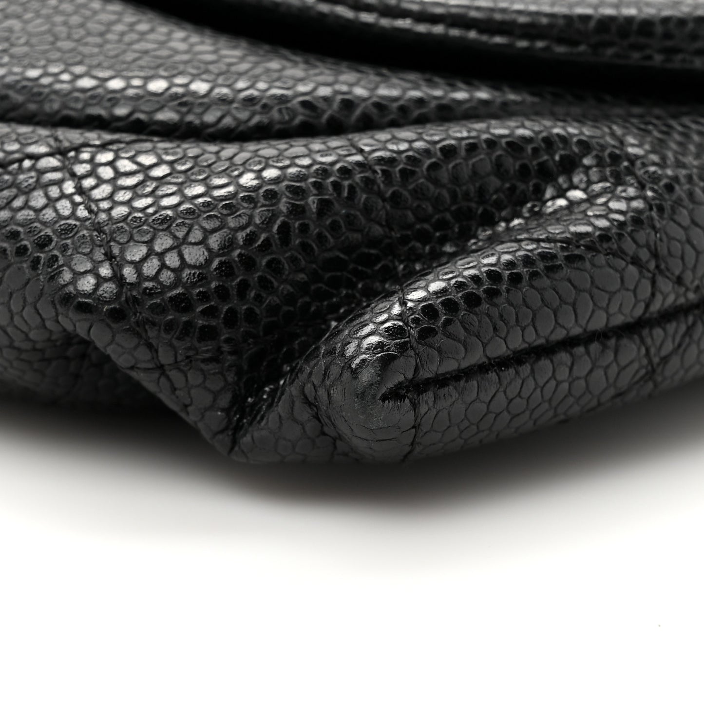 Caviar Half Moon Wallet On Chain WOC Black