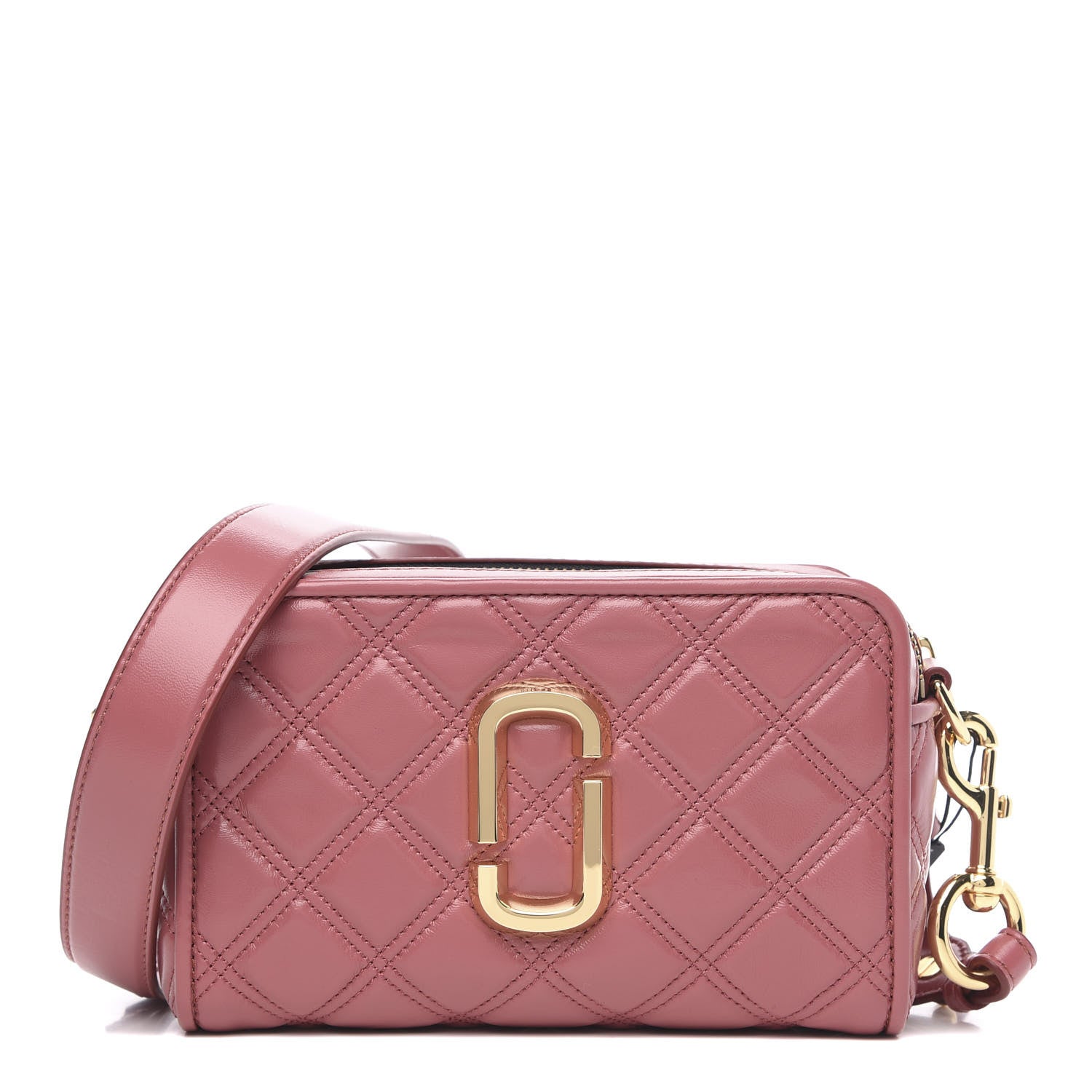 Marc Jacobs Calfskin Quilted The Softshot 21 Bag Santa Fe Red 1 of 10