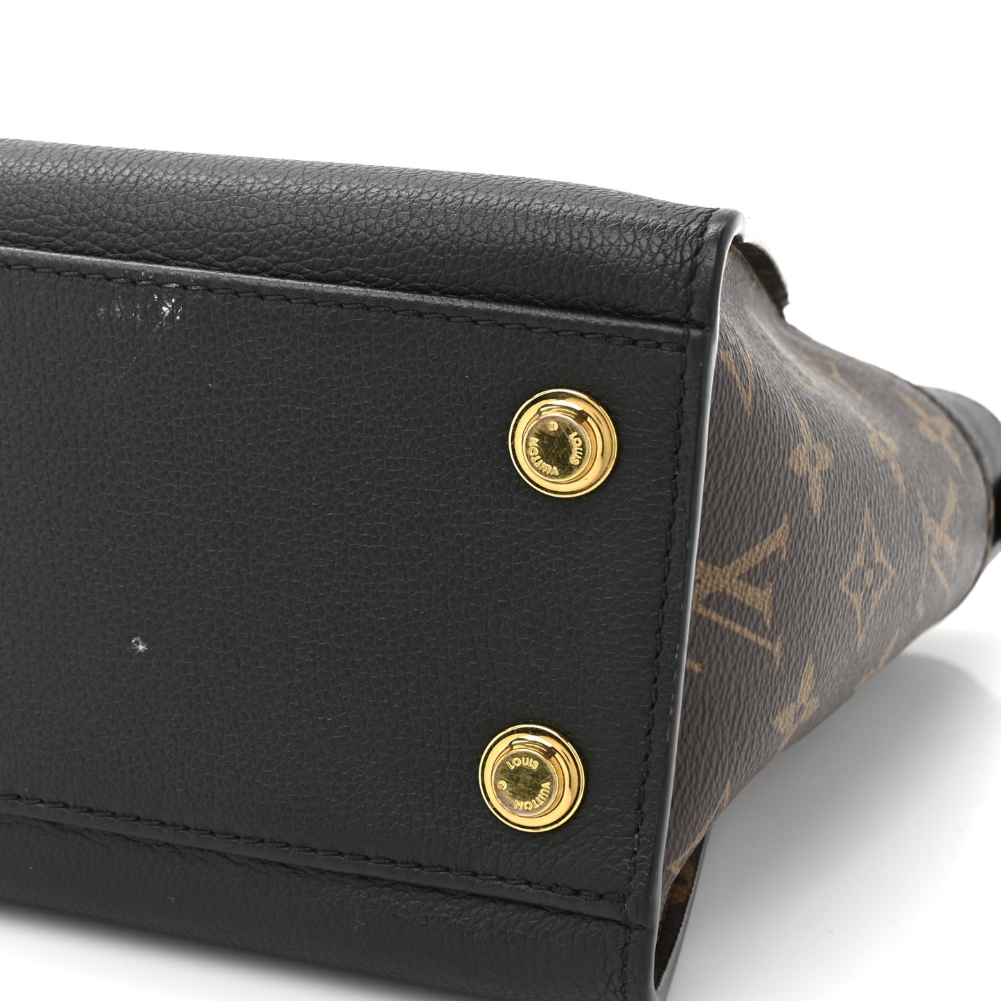 Calfskin Monogram On My Side PM Black
