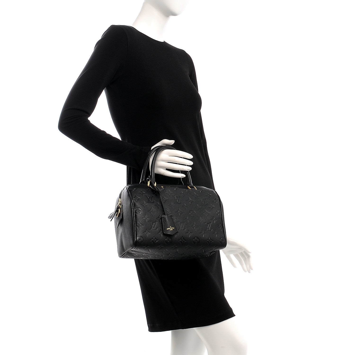 Louis Vuitton Empreinte Speedy Bandouliere 25 NM Black 2 of 9