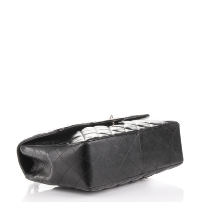 Chanel Lambskin Quilted Jumbo Single Flap Black 4 of 7