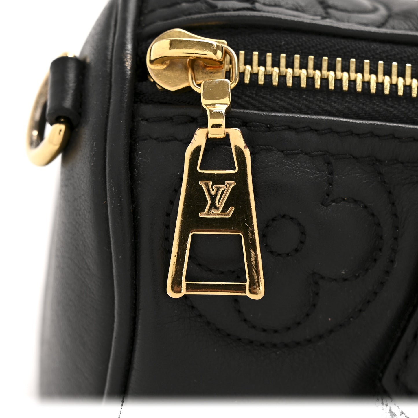 Calfskin Bubblegram Papillon BB Black