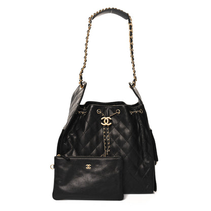 Chanel Caviar Quilted Medium Chanel 25 Handbag Black 2 of 11