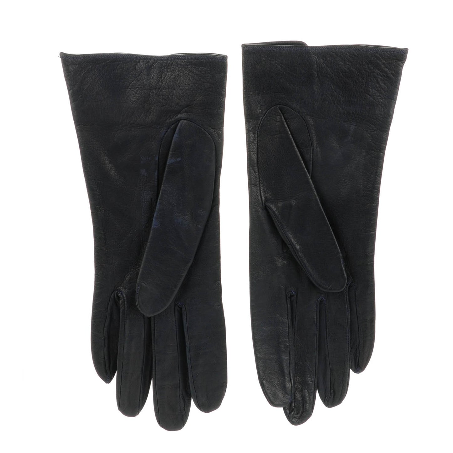 Goatskin CC Gloves 7.5 Navy Blue