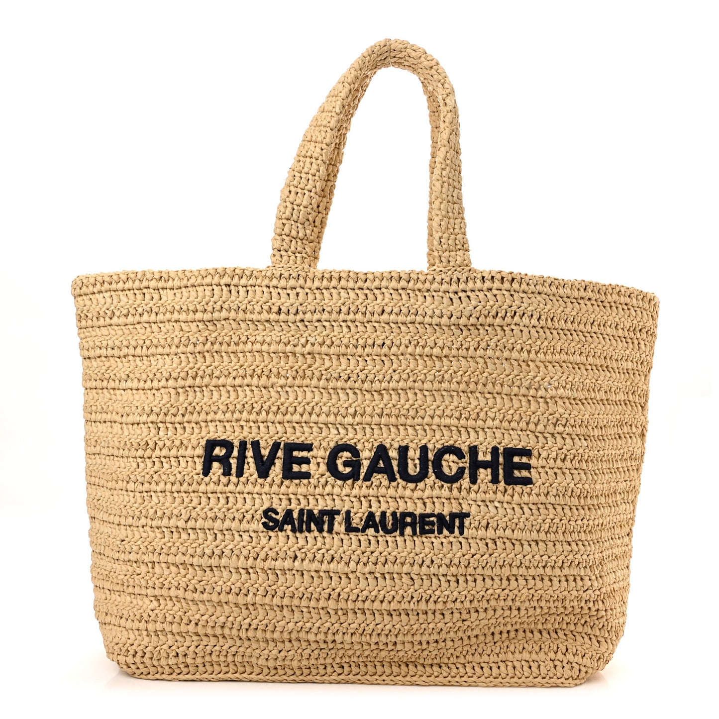Raffia Rive Gauche Tote Natural