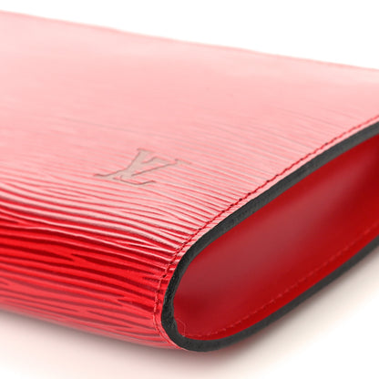 Louis Vuitton Epi Pochette Accessories 24 Castillan Red 10 of 10