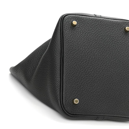 Hermes Taurillon Clemence Picotin Lock 22 MM Black 9 of 10