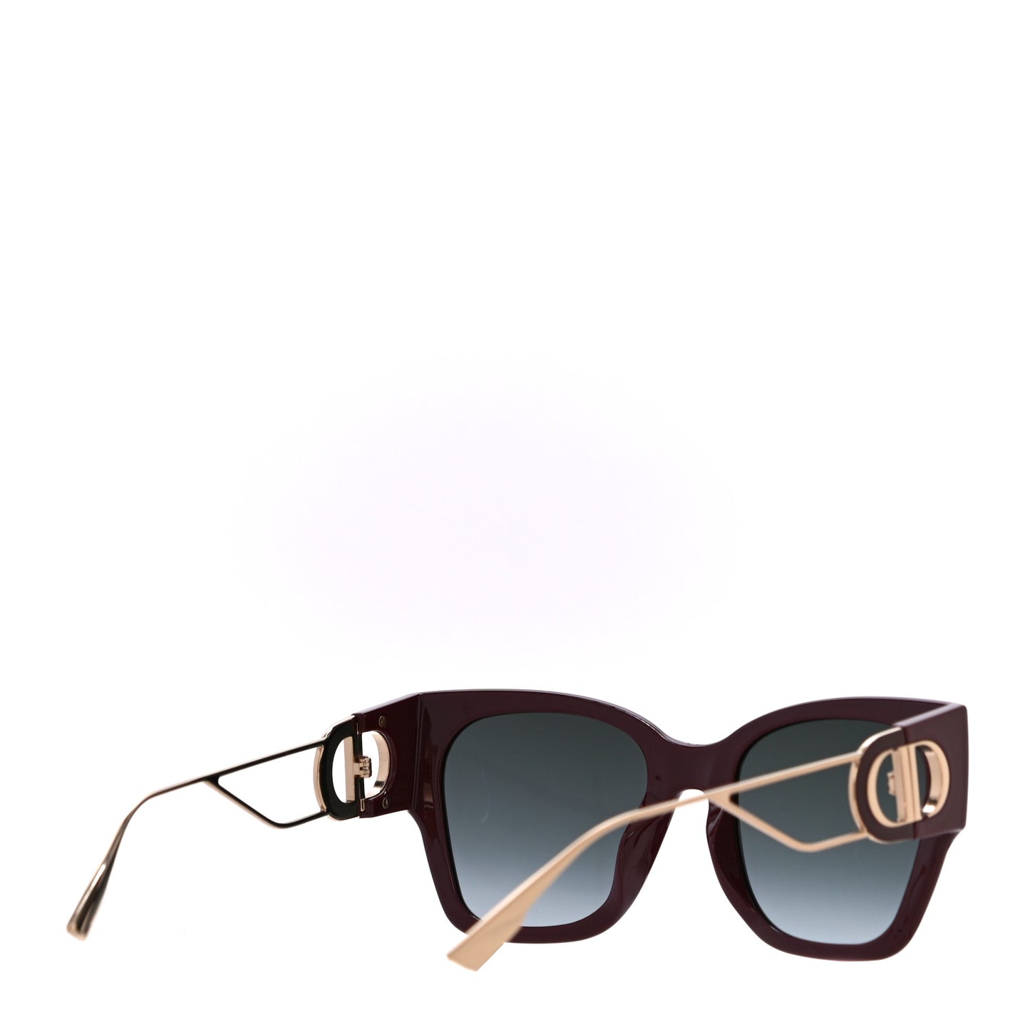 Rectangular 30 Montaigne 1 Sunglasses Burgundy