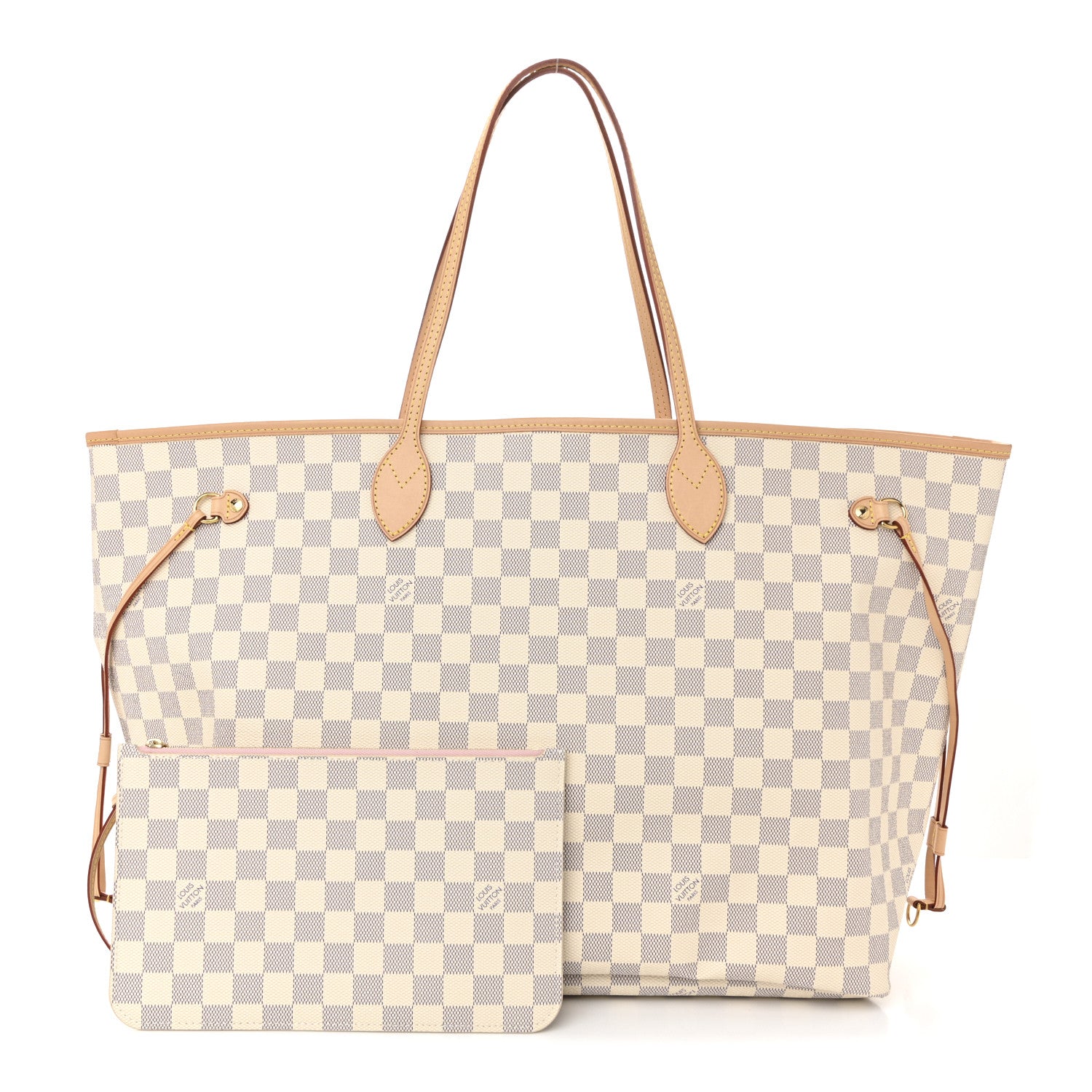 Louis Vuitton Damier Azur Neo Neverfull GM Rose Ballerine 3 of 10