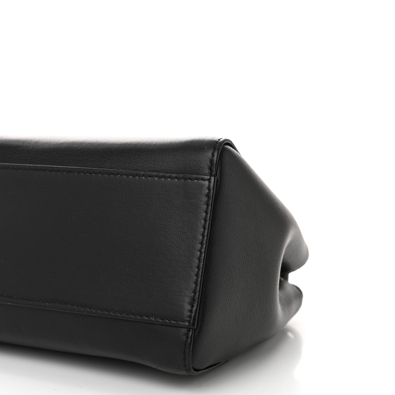 Fendi Nappa Mini Peekaboo Iconic Satchel Black 11 of 11