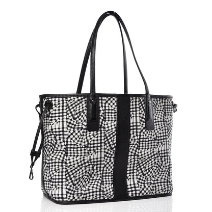 MCM Visetos Medium Liz Reversible Shopper Tote Black 6 of 11