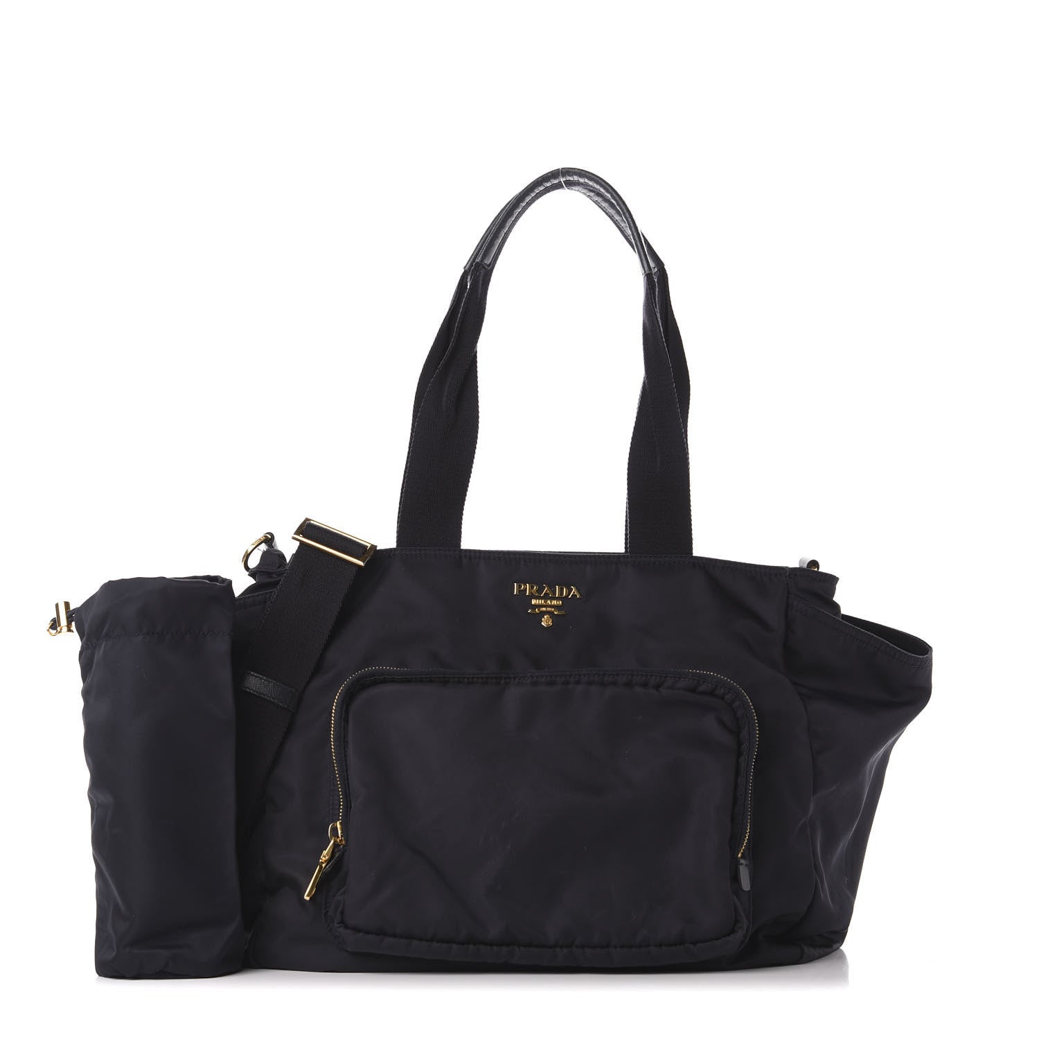 Prada Nylon Vela Baby Bag Blue 2 of 11