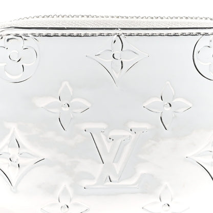 Louis Vuitton Monogram Mirror Zippy Coin Purse Silver 7 of 7