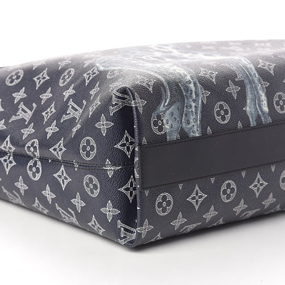 Louis Vuitton Savane Monogram Chapman Atlas Tote Ink 8 of 9