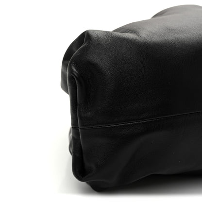 Bottega Veneta Smooth Butter Calf The Pouch Oversized Clutch Black 9 of 10