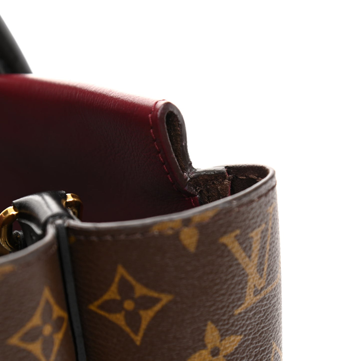 Monogram Cuir Orfevre Tote W PM Prunille