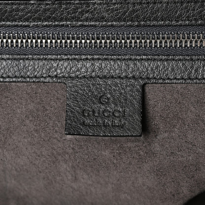 Gucci Pebbled Calfskin Carry On Duffle Grey 6 of 13