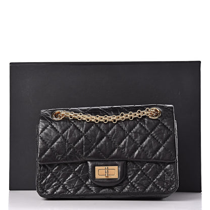 Chanel Aged Calfskin Quilted 2.55 Reissue Mini Flap Black 14 of 14