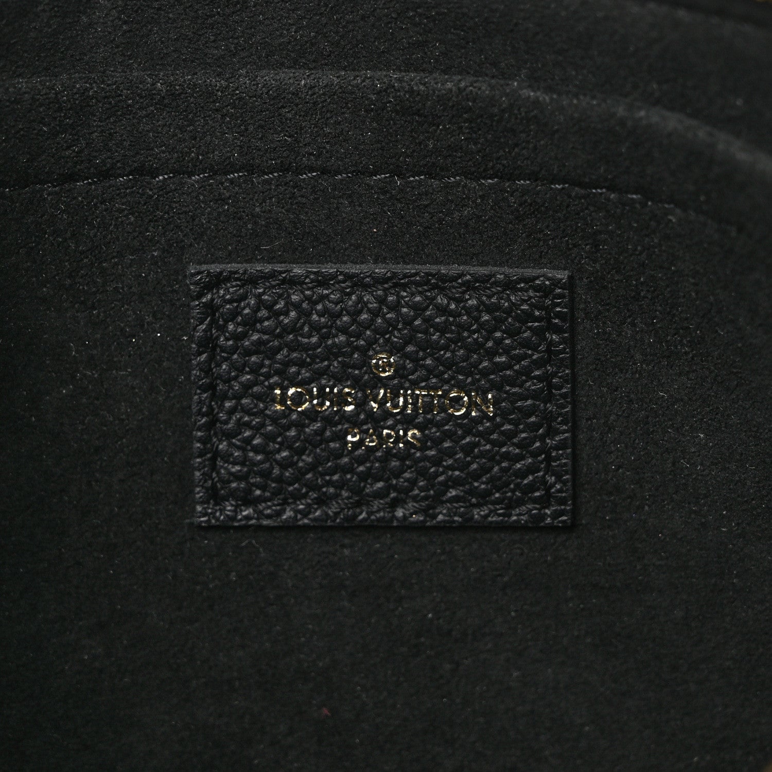 Louis Vuitton Empreinte Monogram Giant Multi Pochette Accessories Large Pochette Black 6 of 6