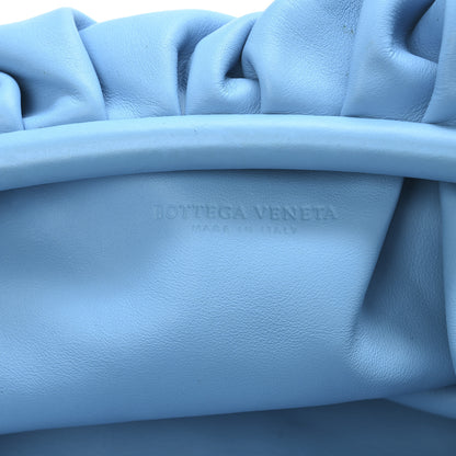 Bottega Veneta Smooth Butter Calf The Pouch Oversized Clutch Sky Blue 6 of 13