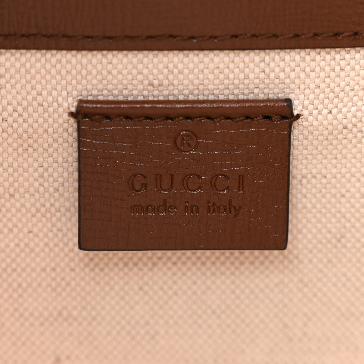Gucci GG Supreme Monogram Azalea Calfskin Mini Horsebit 1955 Foldover Top Handle Bag Beige Ebony Brown Sugar 6 of 11
